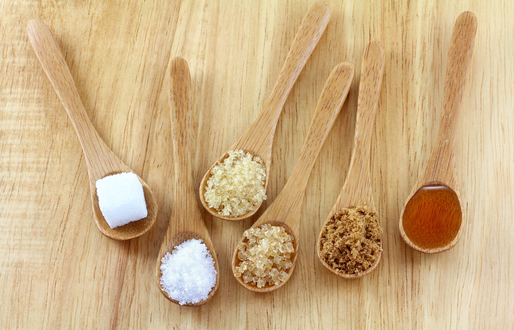 various types of sugar